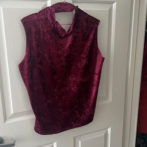 Crushed Velvet Top XL